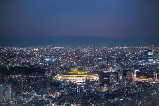 Fully completed main stadium for Tokyo Olympic Summer Games 2020